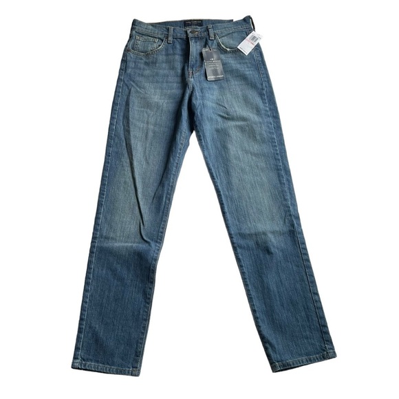 Lucky Brand Authentic Straight Denim Jeans Blue Size 2 26W NWT Mid High Rise - Picture 2 of 10